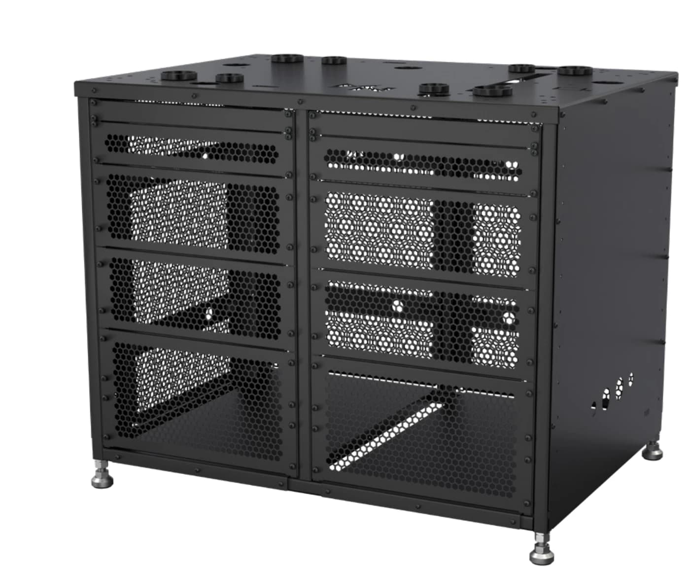 Pedestal pod projektor 900 / 2 × 17U