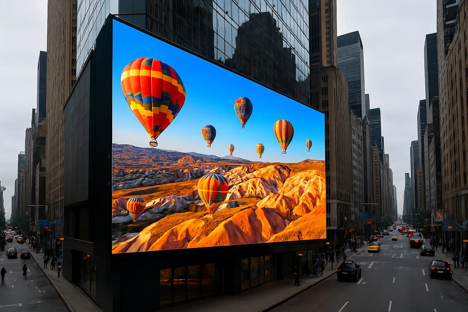 LED stěna - digital signage na velkoplošné obrazovce