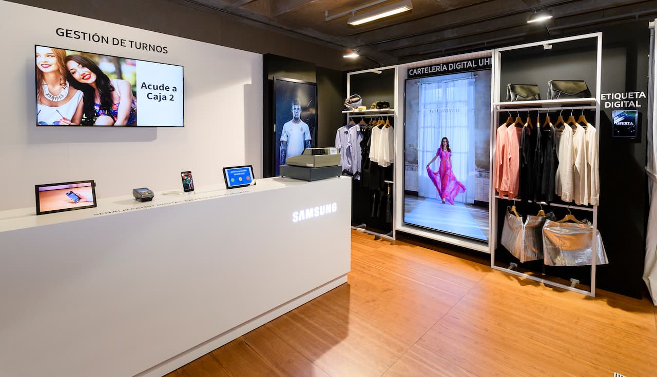 Samsung profesionální displej - digital signage