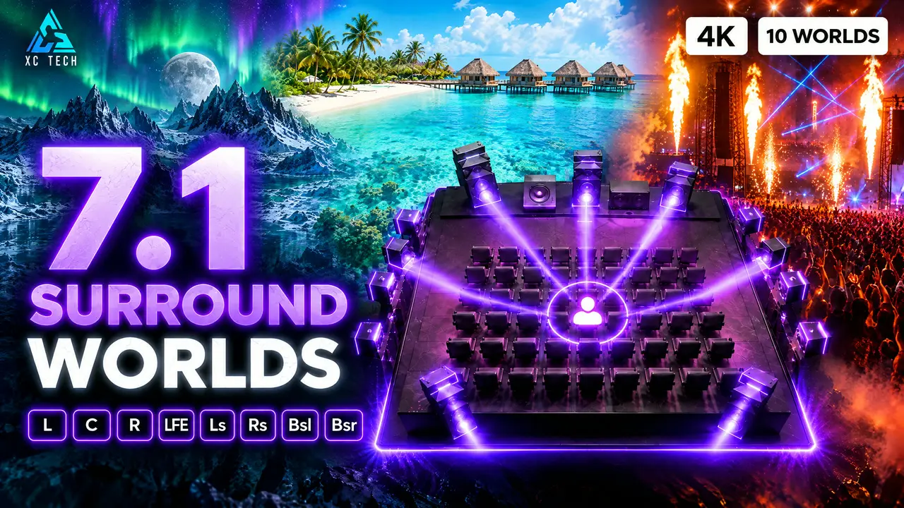 Surround Worlds: 5.1 and 7.1 music test
